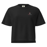 Women’s heavyweight boxy tee Military “Forged To Fight”